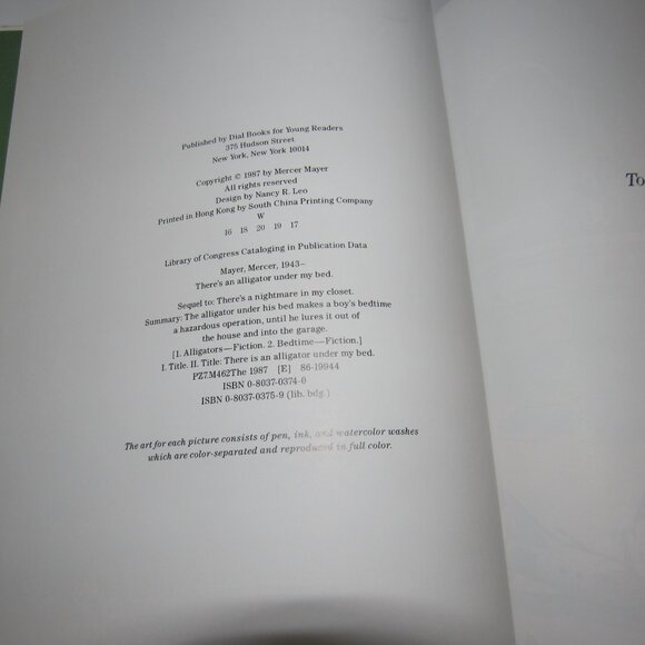 There’s an Alligator Under My Bed – Mercer Mayer Classic Children’s Book - Picture 6 of 6